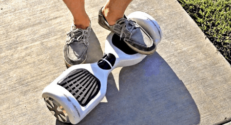 How to ride a hoverboard