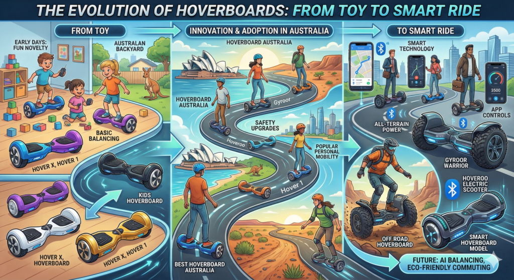 The Evolution of Hoverboards: From Toy to Smart Ride