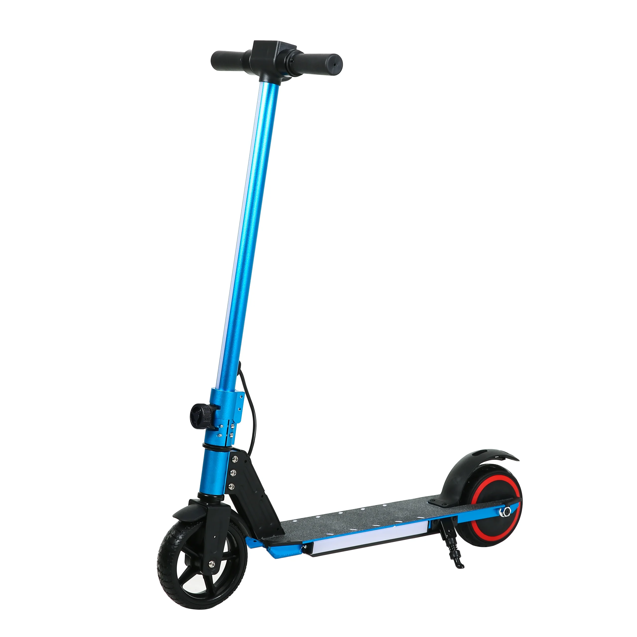 kids blue electric scooter