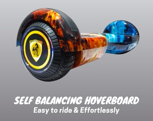 HoveroorX 6.5" Off-Road Australian Hoverboard | Electric Fire & Ice