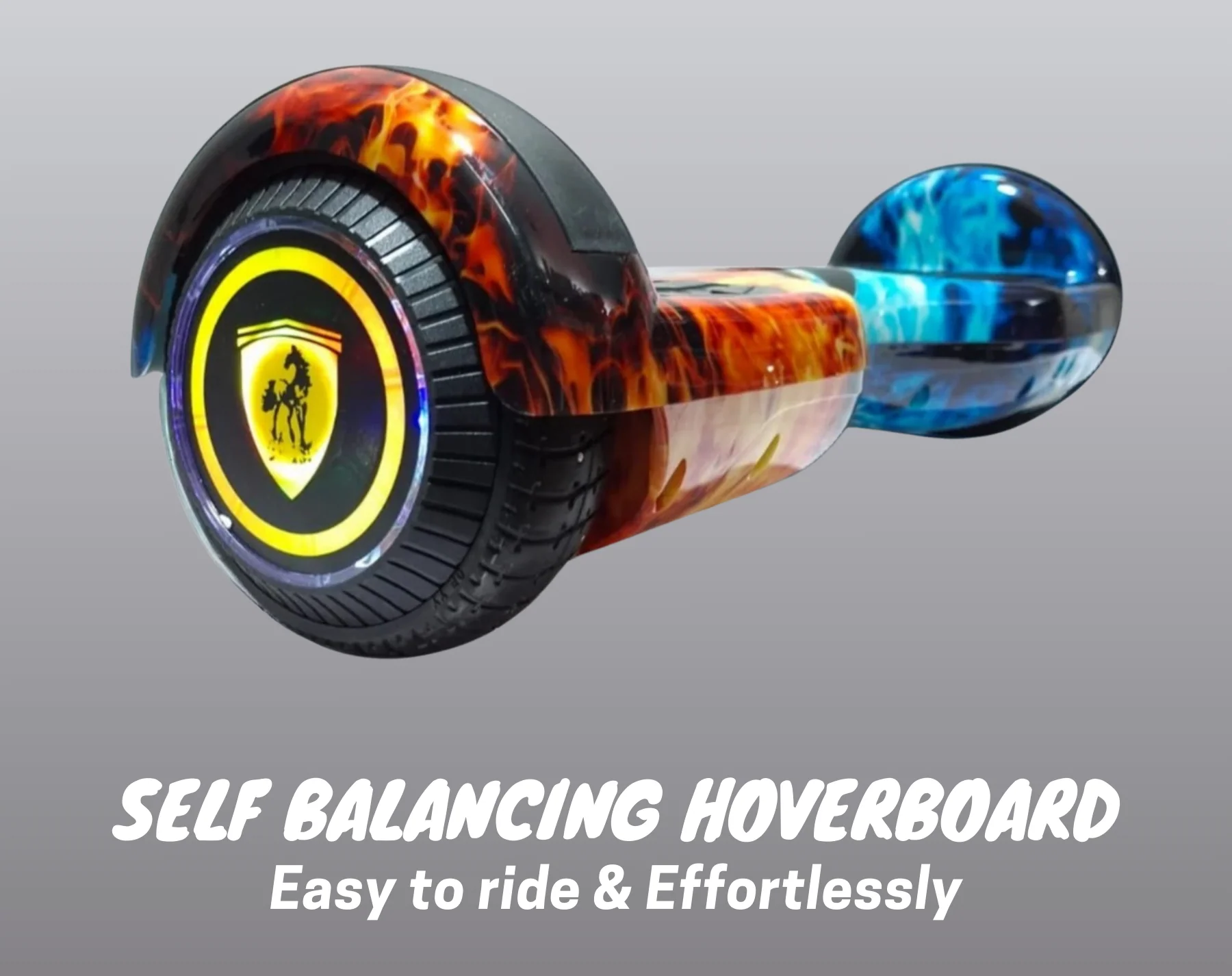 HoveroorX 6.5" Off-Road Australian Hoverboard | Electric Fire & Ice