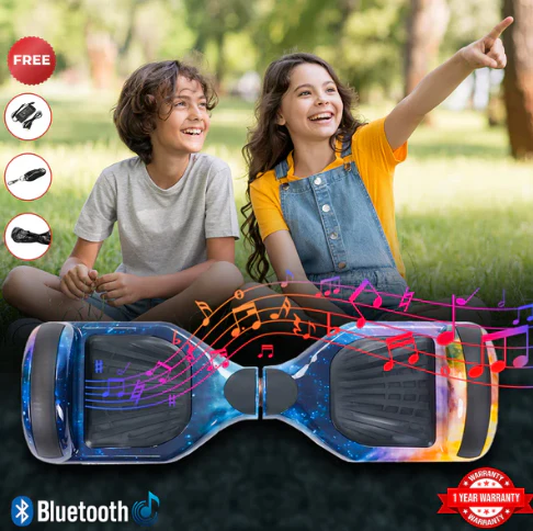 HoveroorX 6.5" Off-Road Australian Hoverboard | Electric Galaxy Blue