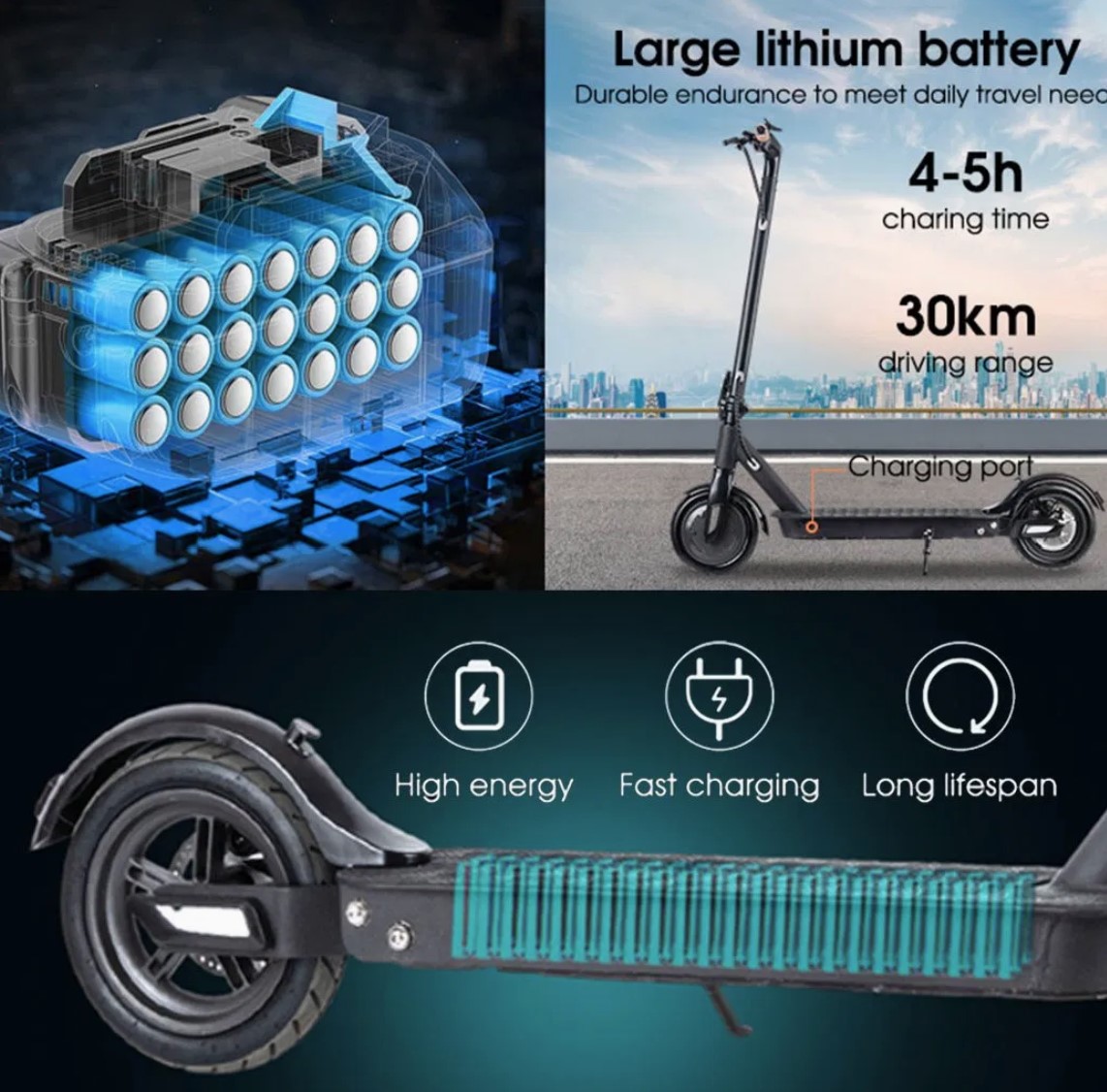 ESA Pro Glider Electric Scooter – 10″ Wheel 750W 36V 10Ah