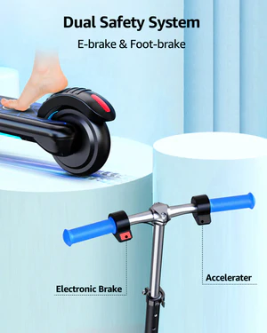 Gyroor ESA Kids Electric Scooter with Bluetooth Music & LED Lights (PREORDER ONLY)