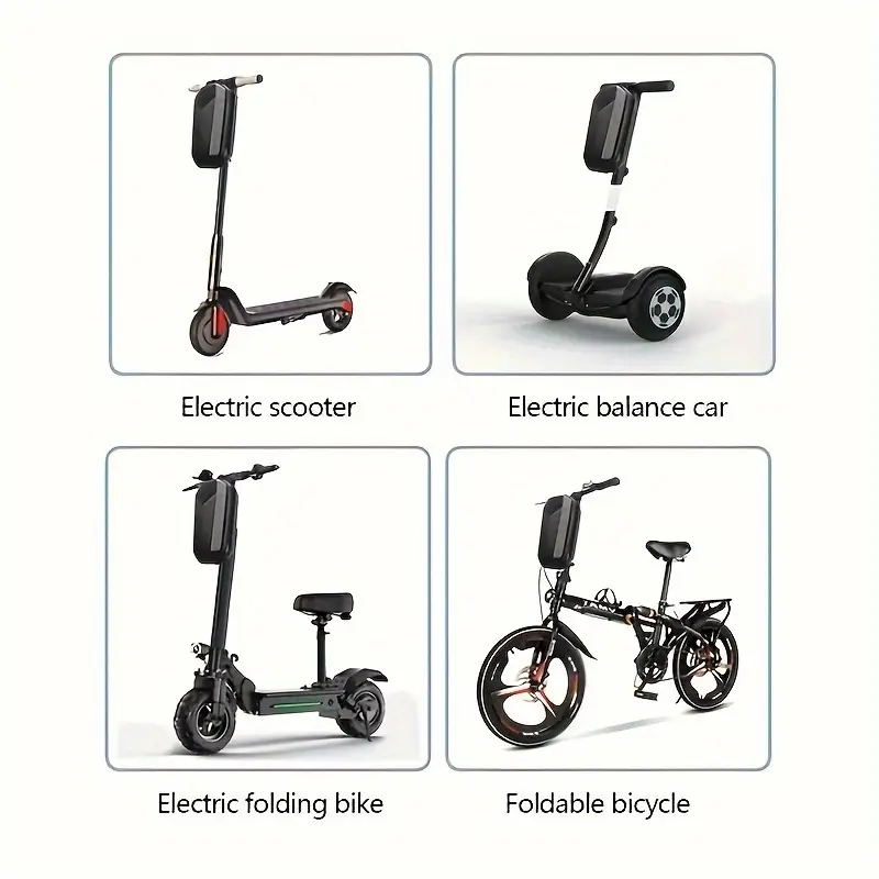 Universal EVA Hard-Shell Handlebar Bag for Electric Scooters Australia | Durable | Waterproof | Zipper Closure